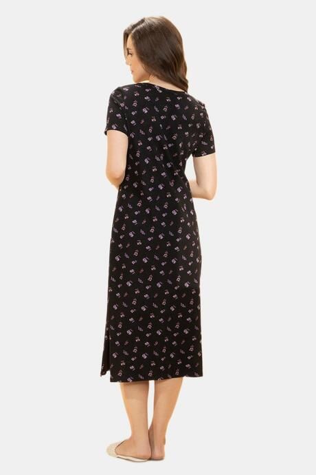 Amante Lounge Laze Dress - Orchid Floral Print — image 3